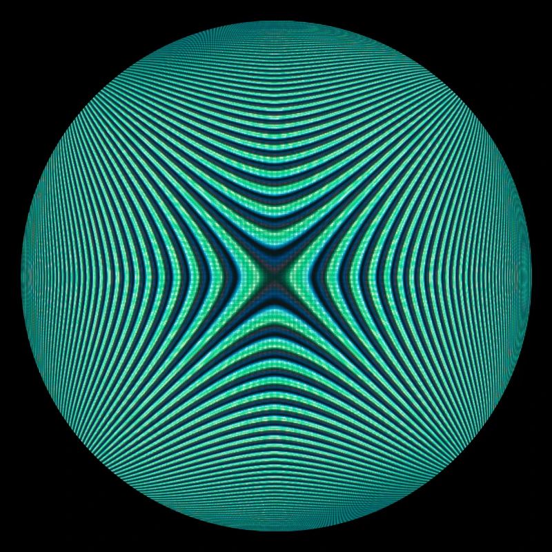 Cercle avec illusion d’optique