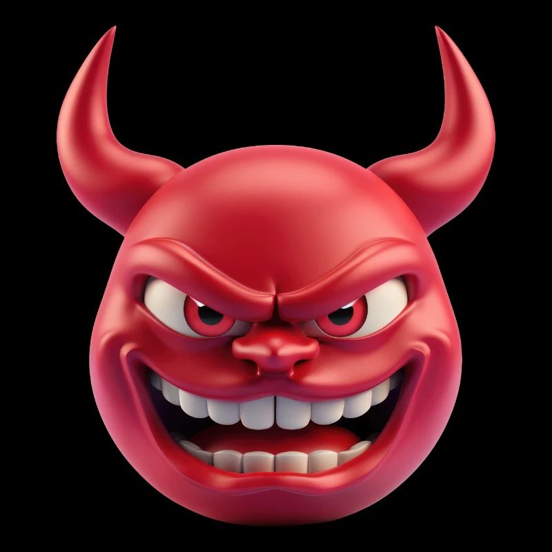 Émoticône du diable Satan