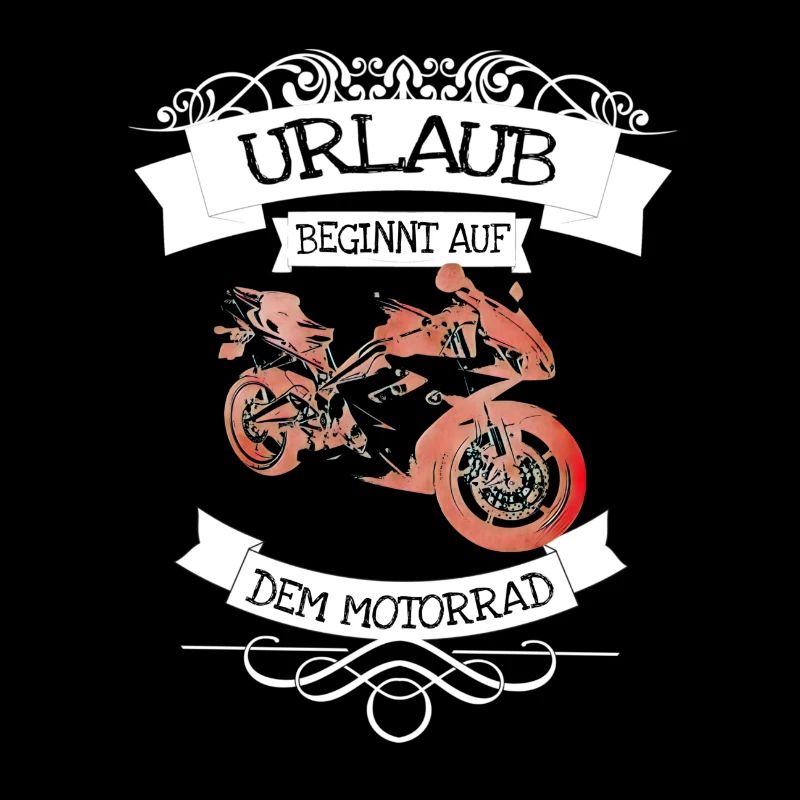 Holidays begin on the motorcycle