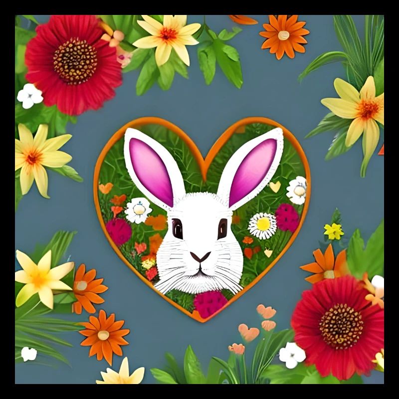 White Easter Floral Pattern