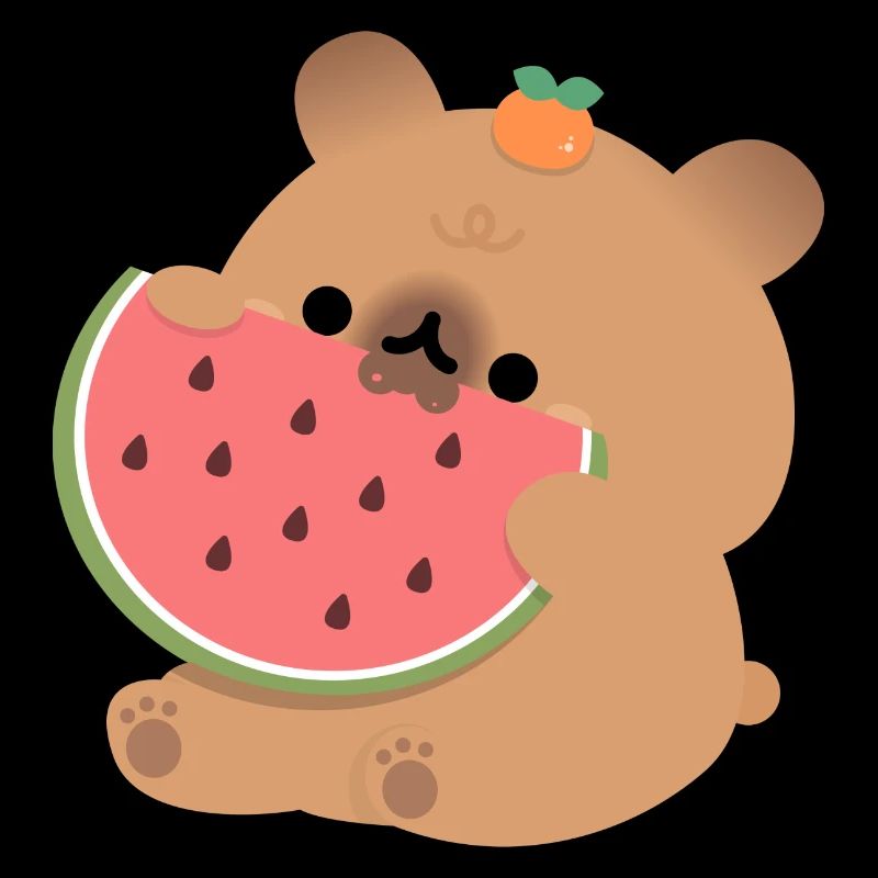 Capybara Pastèque