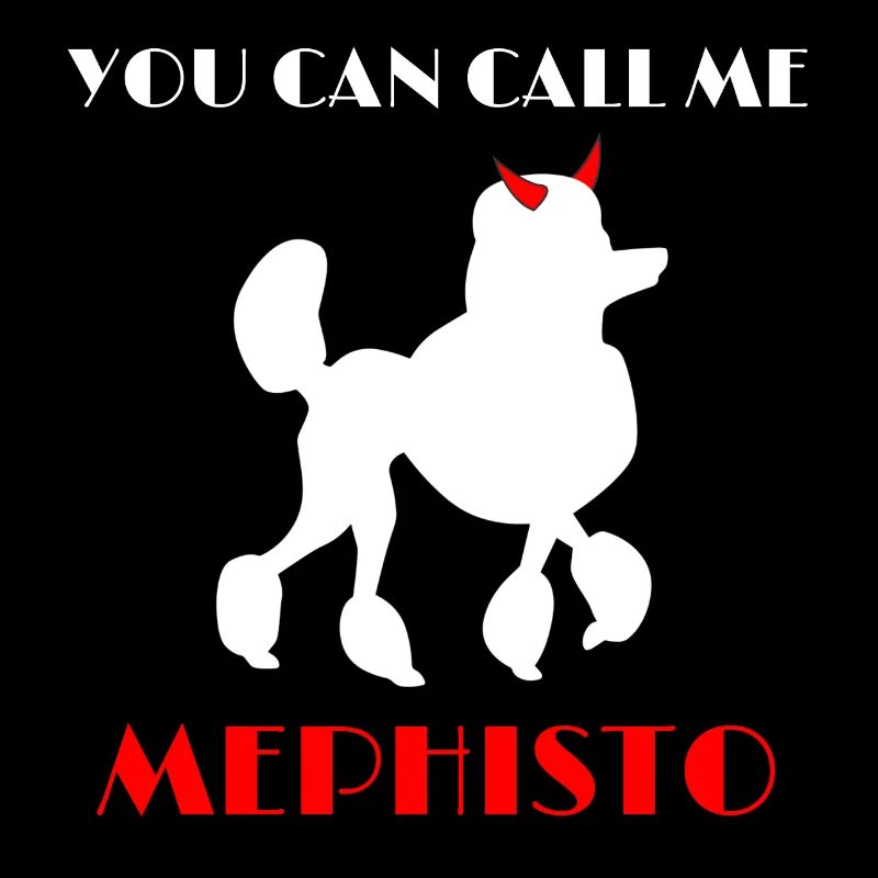 Pudel Mephisto Faust Goethe Spruch