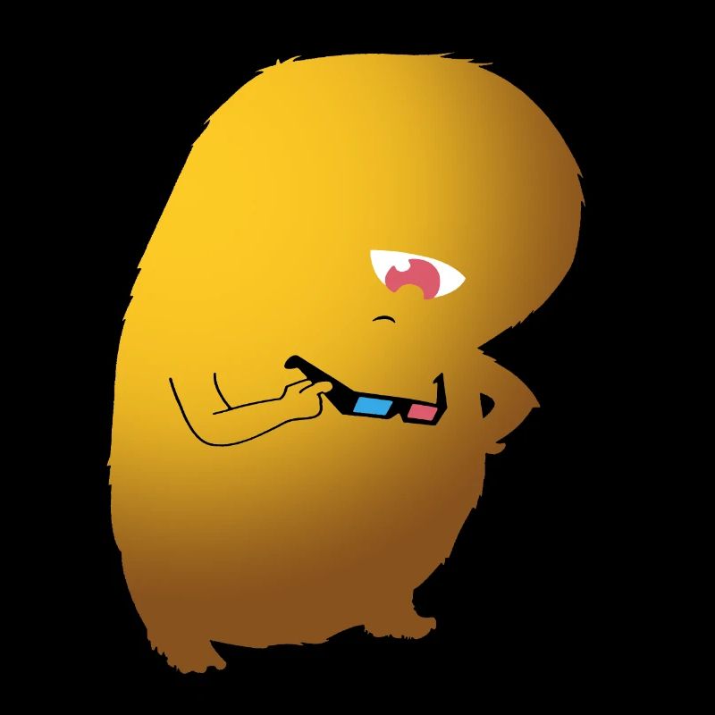 3D Brillen Monster