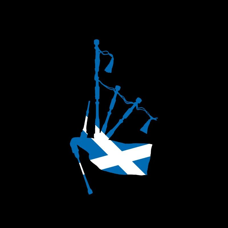 Cornemuse et drapeau écossais