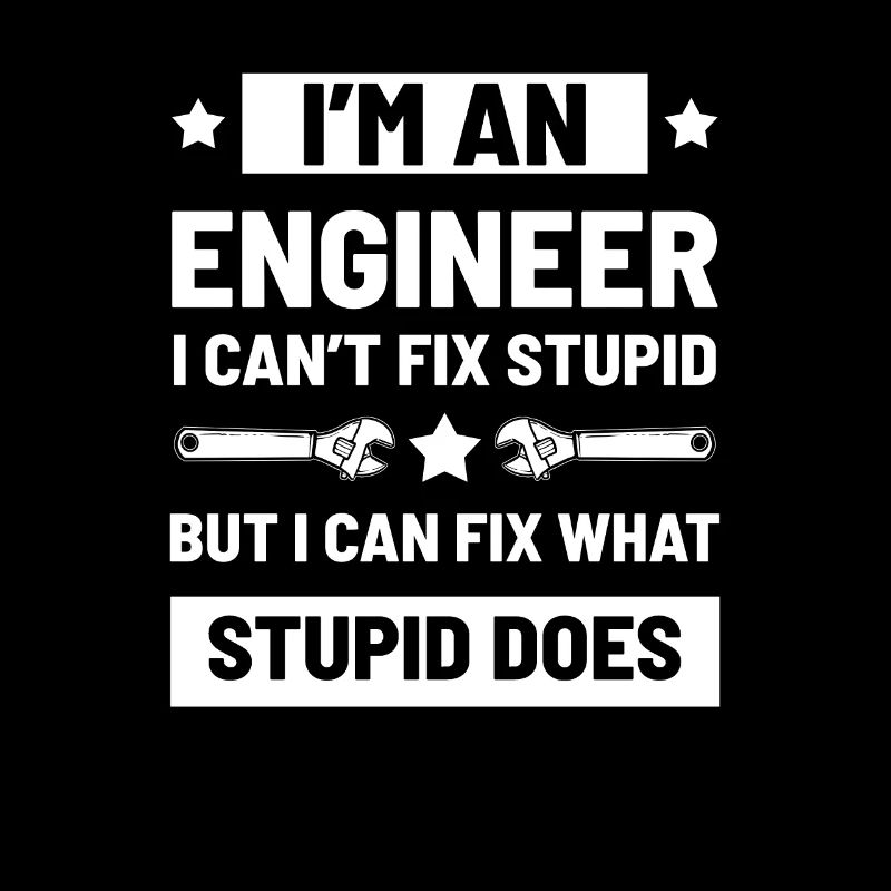 Engineer say sarcastically