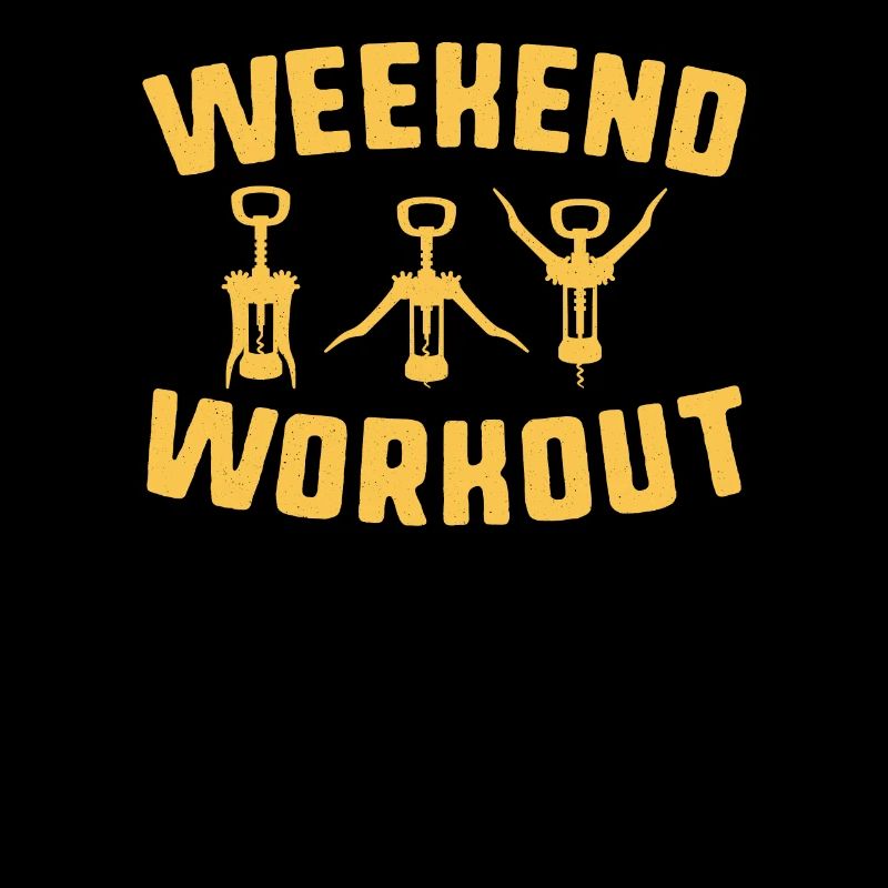 Weekend workout corkscrew exercises funny wine