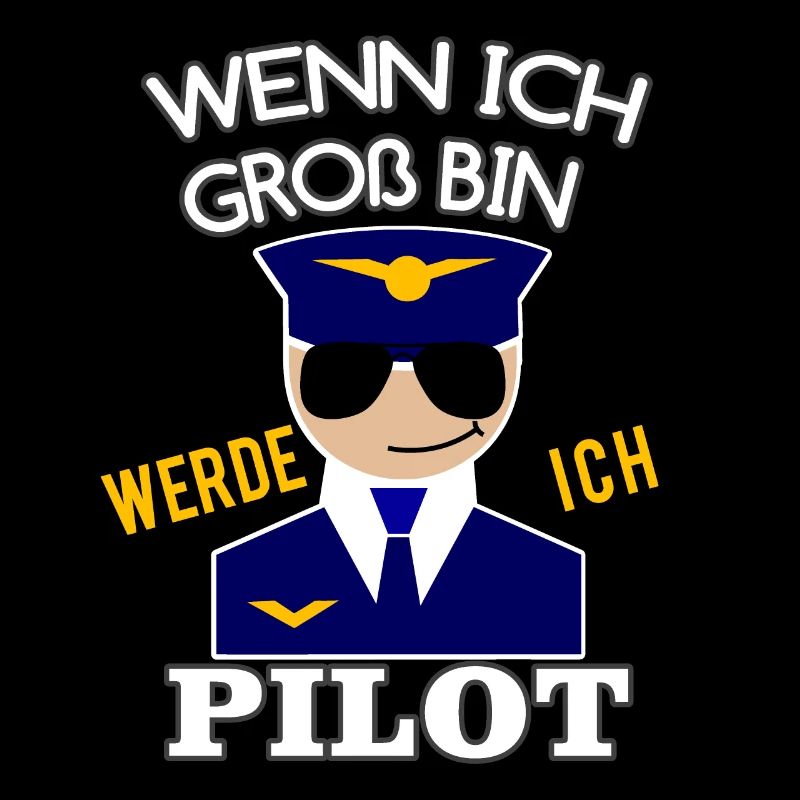 Pilot Spruch Kinder Jungen Geschenk