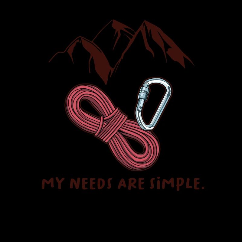 Awesome Needs Rock Climbing Gift Design Climber