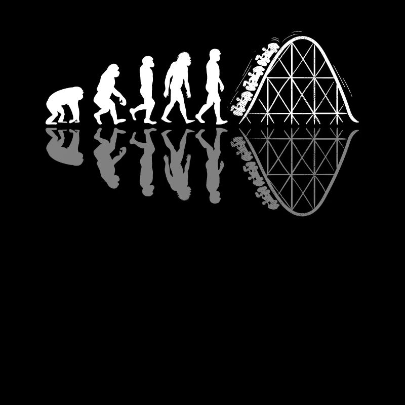 Roller coaster evolution development amusement park