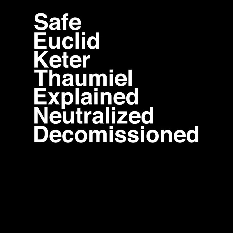 Object classes secure contain protect scp