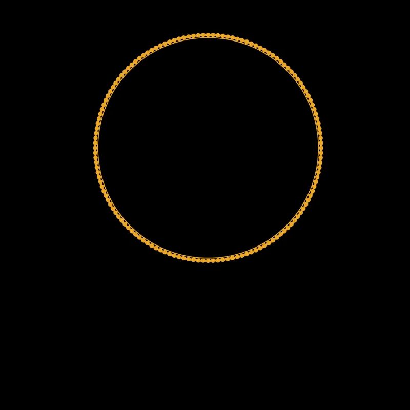 Circle and point
