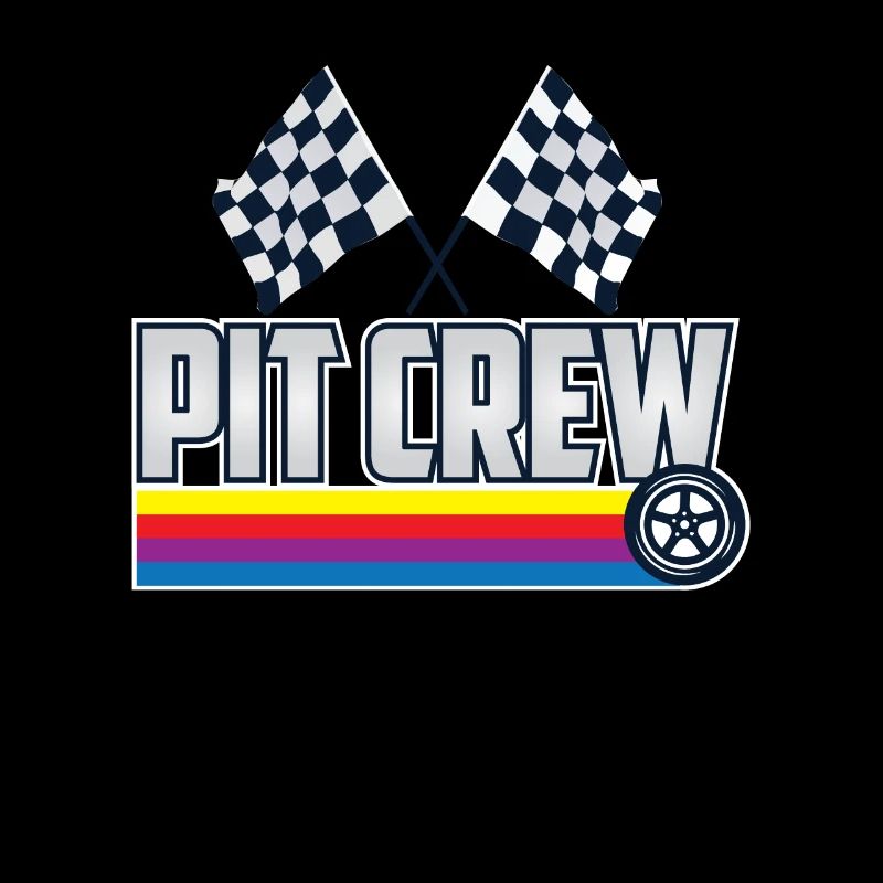 Pit Équipage Racing Car Driver Idea Pit Crew