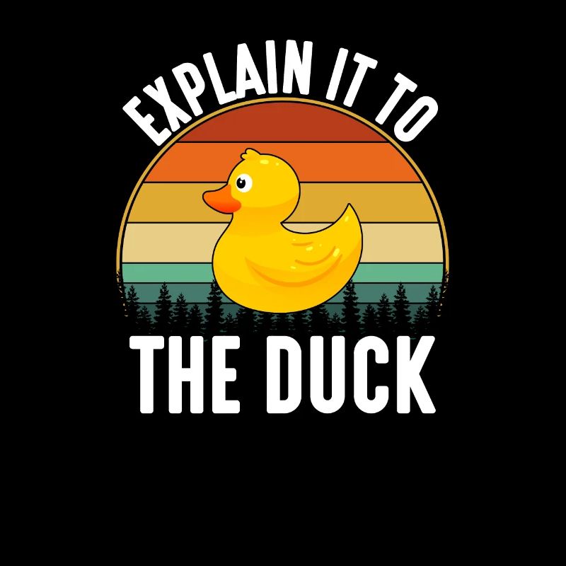 Rubber Duck Debugging, lustiger Entwickler-Coding-Prog