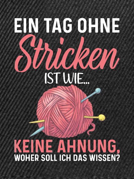 Stricken Spruch Geschenk
