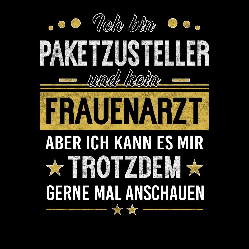 Postbote Briefträger Paketbote Brief Geschenkidee