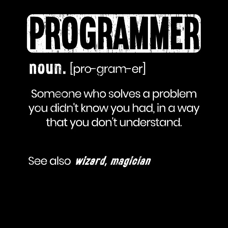 Lustige Programmierer Definition Coder