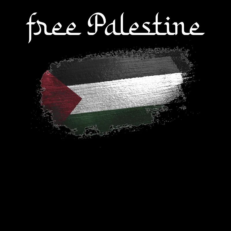 Palestine retro arabic flag gift idea