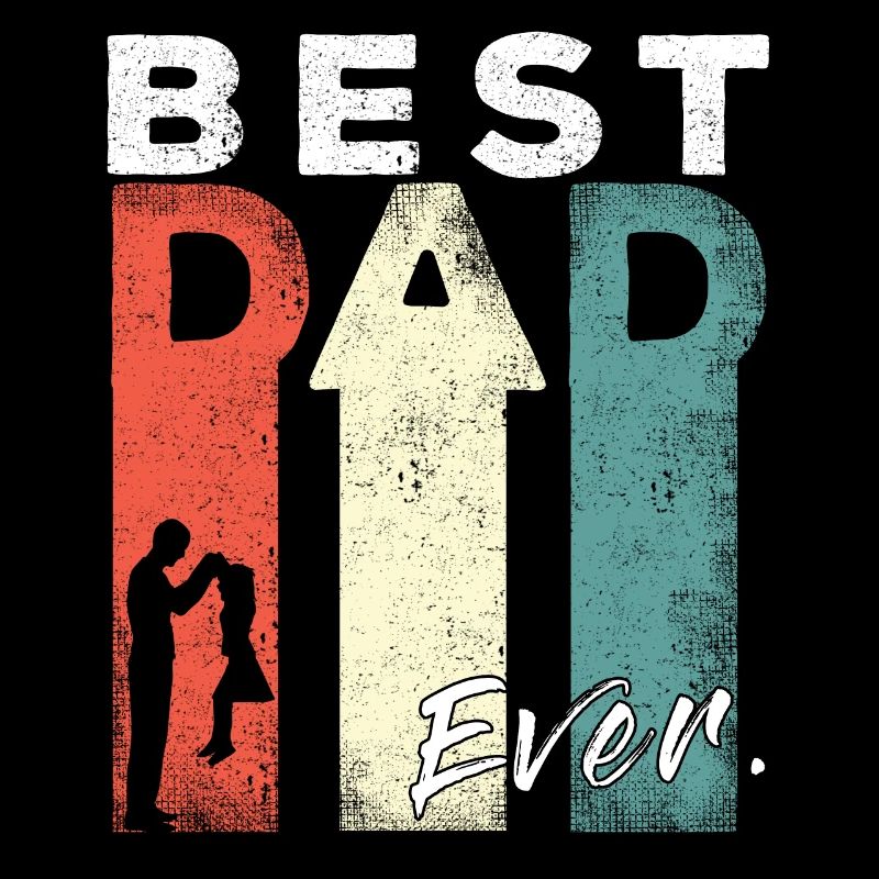 Best Dad Ever Retro Bester Papa Werdender Vater