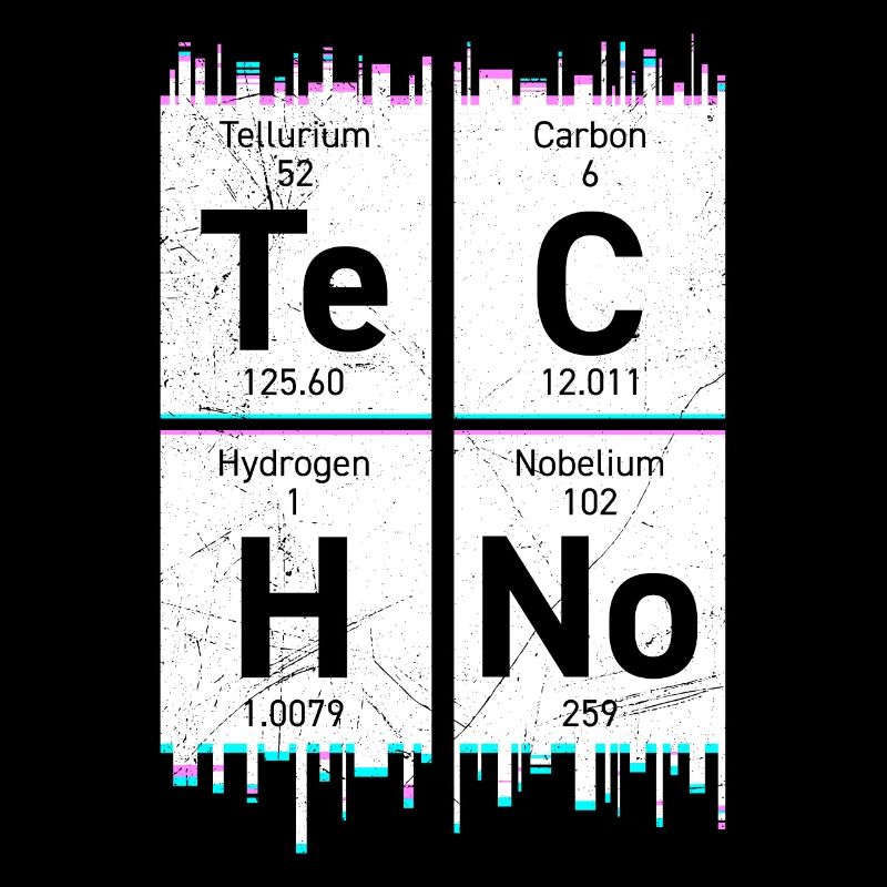 Techno Music Chemistry Elements Periodic Table
