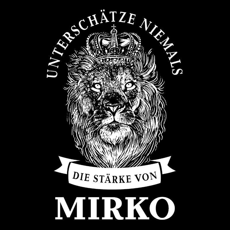 Mirko Geschenk Name Löwe