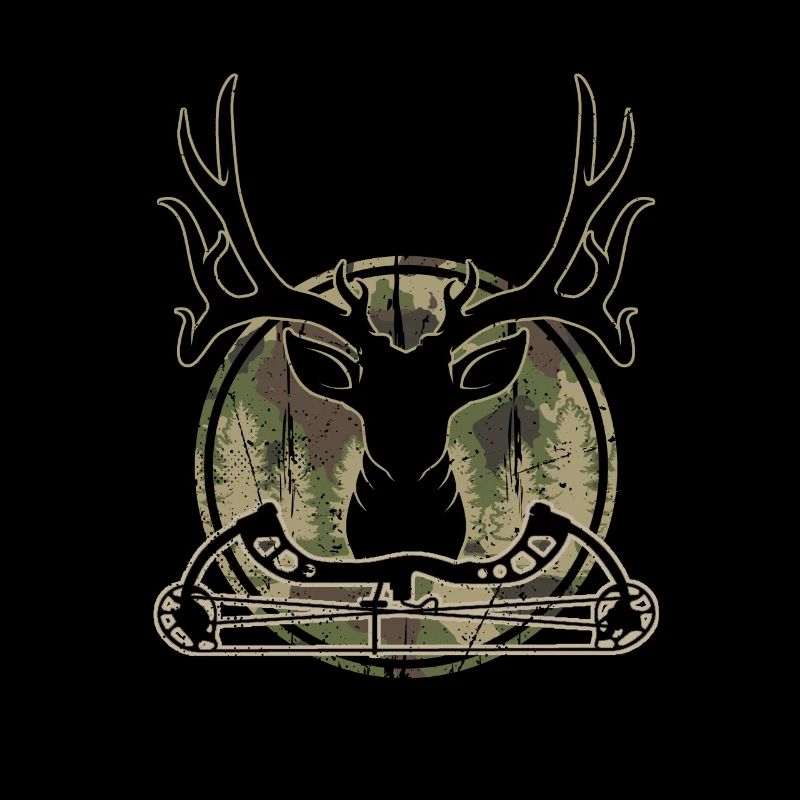 Deer Head Compound Bow Hunter Bow Arrow & Bow