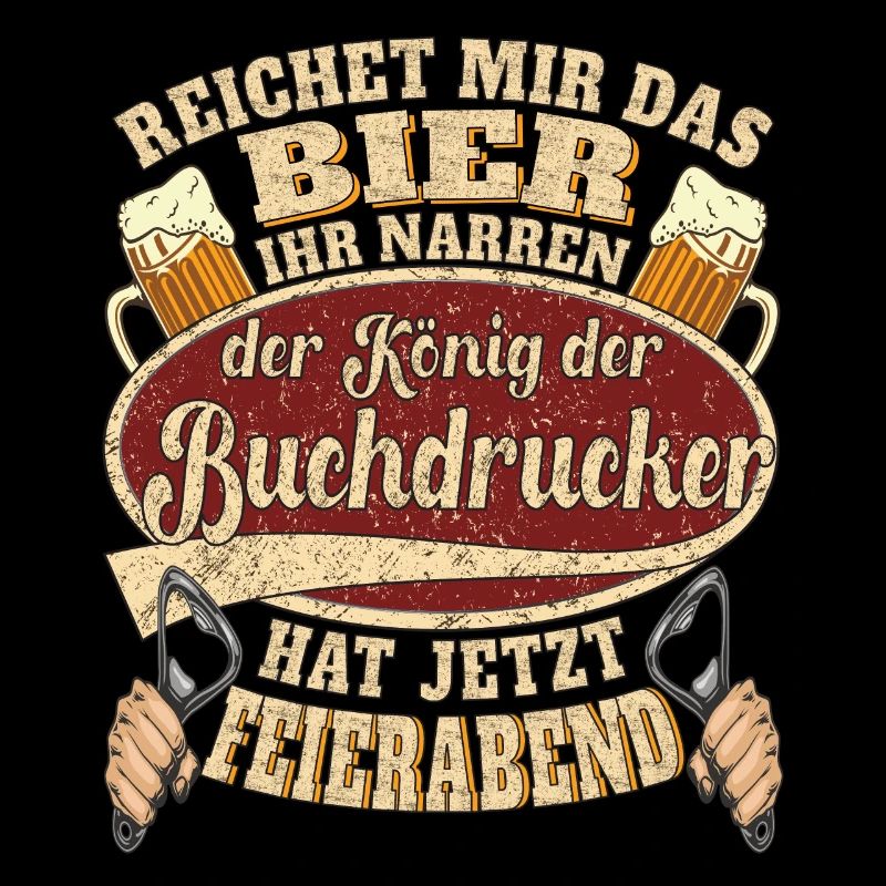 Buchdrucker Bier Feierabend