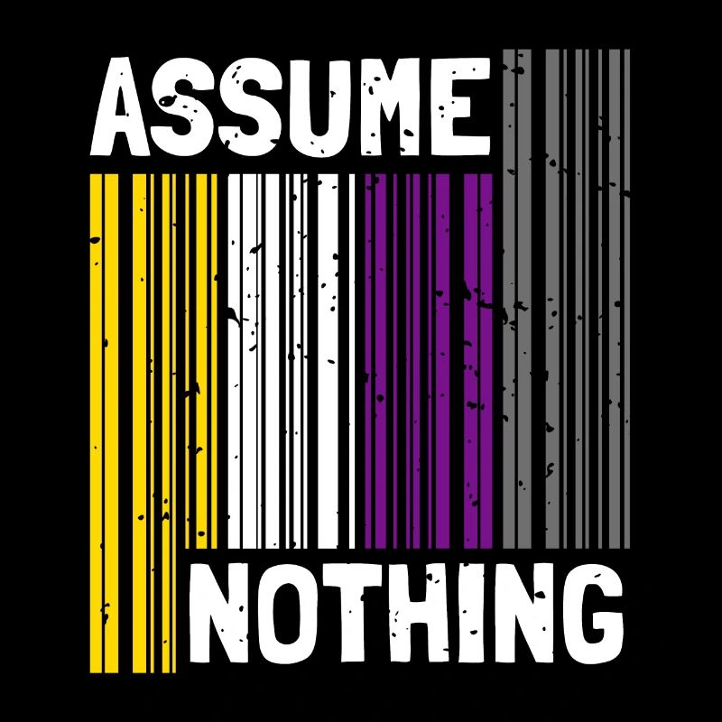 Nonbinary I LGBT Pride I Flag Barcode I Assume