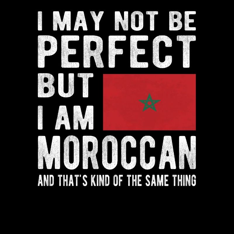 Moroccan Morocco Flag Moroccan origin