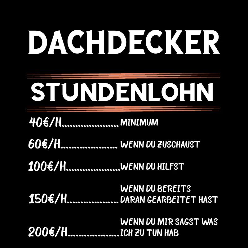 Dachdecker Stundenlohn Zimmermann Zimmerer Handwer
