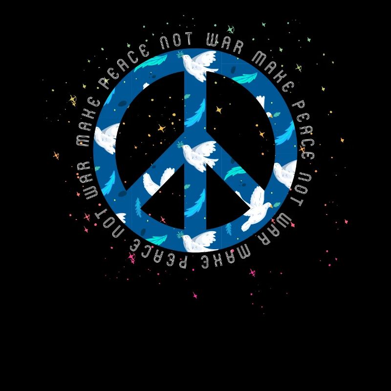 Make Peace not War - Peace Zeichen - Frieden