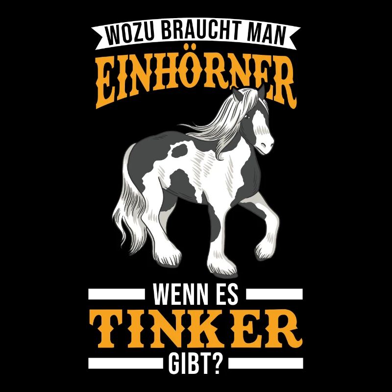 Irish Tinker Pferd Einhorn Tinker