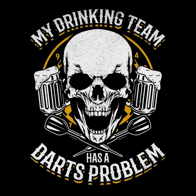 Mein Trinkteam hat ein Dart-Problem Ich spiele