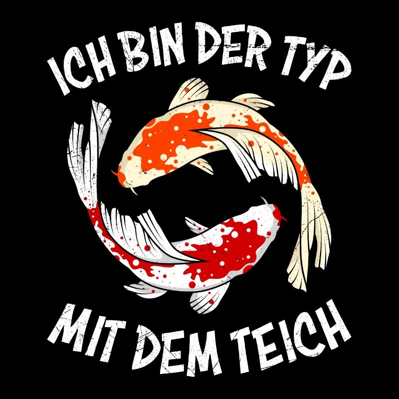 Ich bin der Typ mit dem Teich Koi Teich Koi