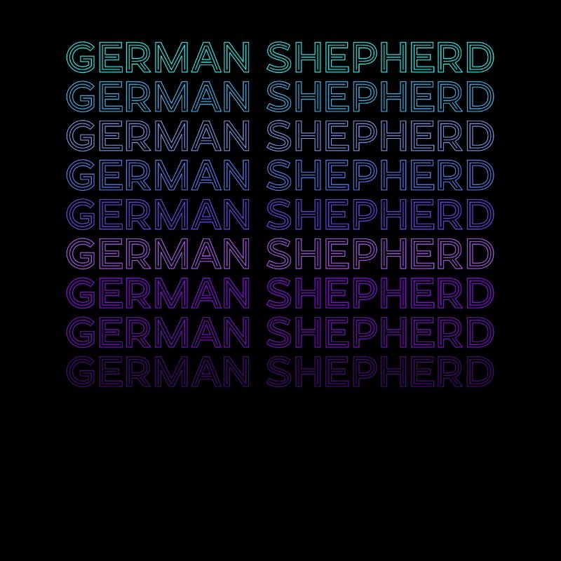 Deutscher Schäferhund Retro