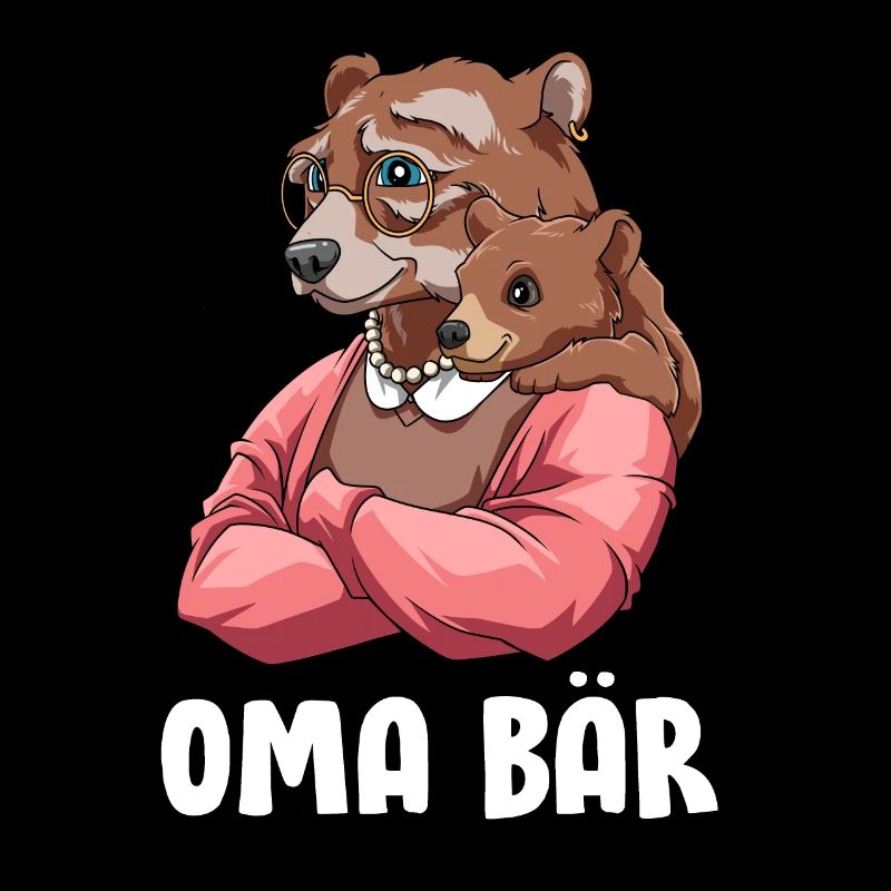 Lustiger Oma Bär - Großmutter Geschenk
