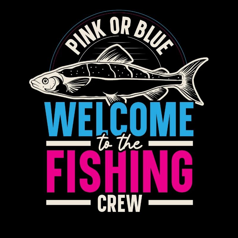 Rosa oder blau Willkommen bei der Fischer-Crew