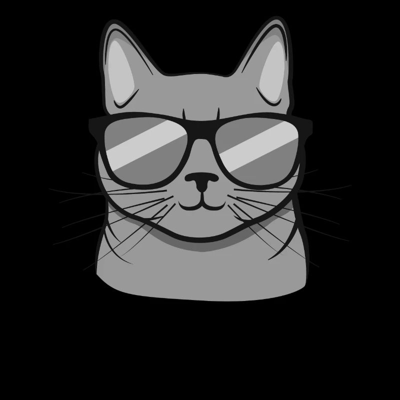 Cat With Sunglasses Funny Kitten Gift