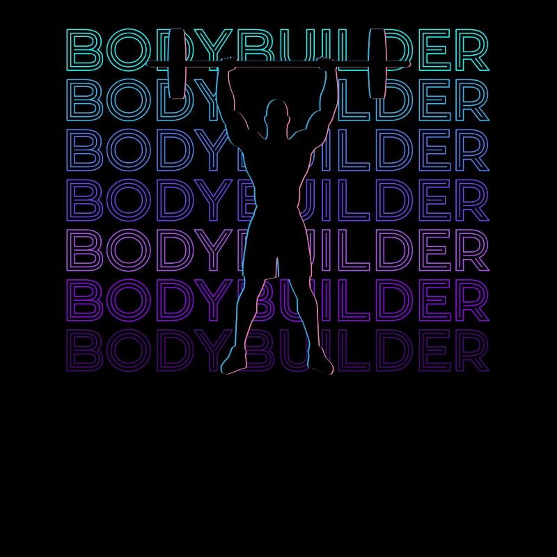 Bodybuilder Bodybuilding Retro Gift