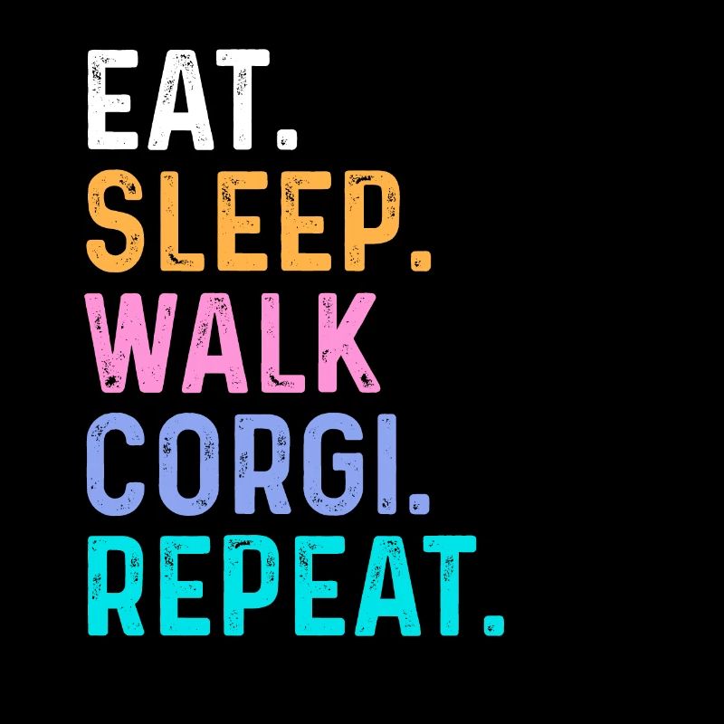 Manger Sleep Walk Corgi Répéter