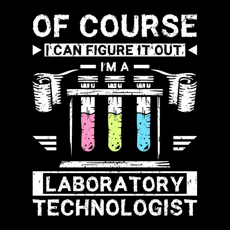 Funny laboratory technologist