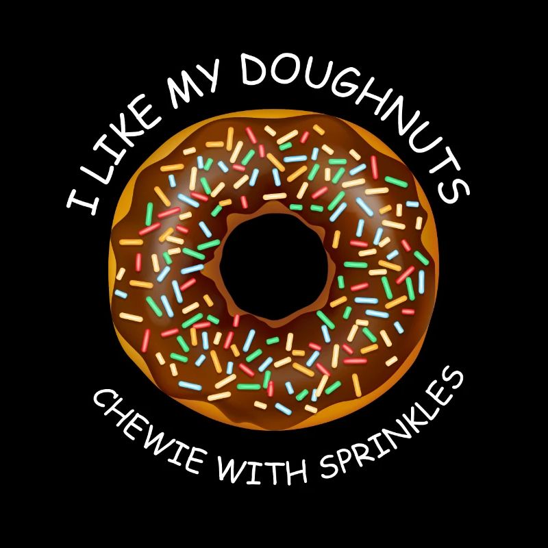 Doughnut Sprinkles – Drôle de beignet mangeant du beignet