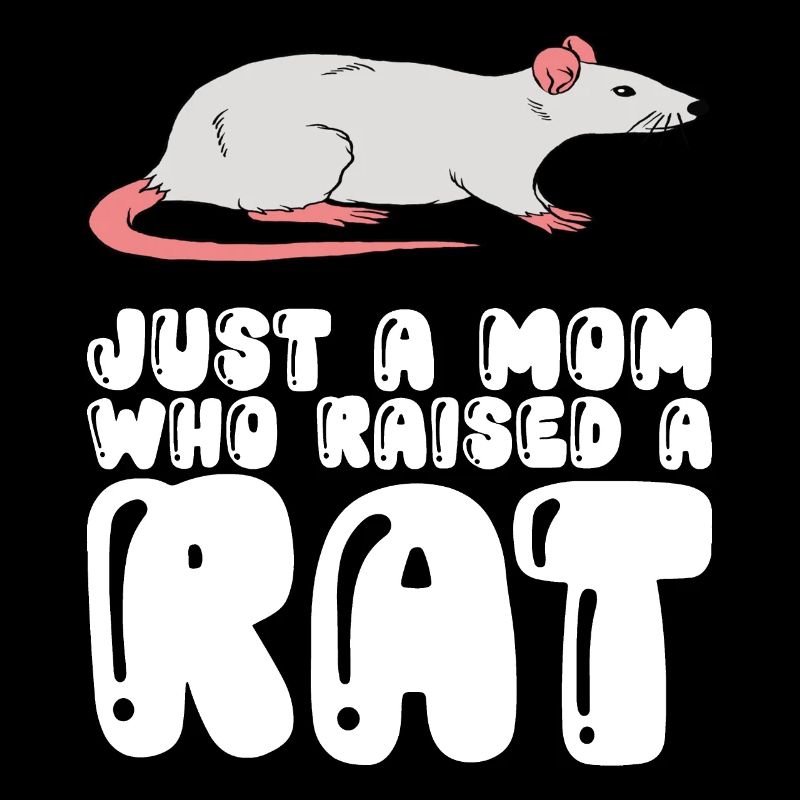 Une seule mère élevant un rat