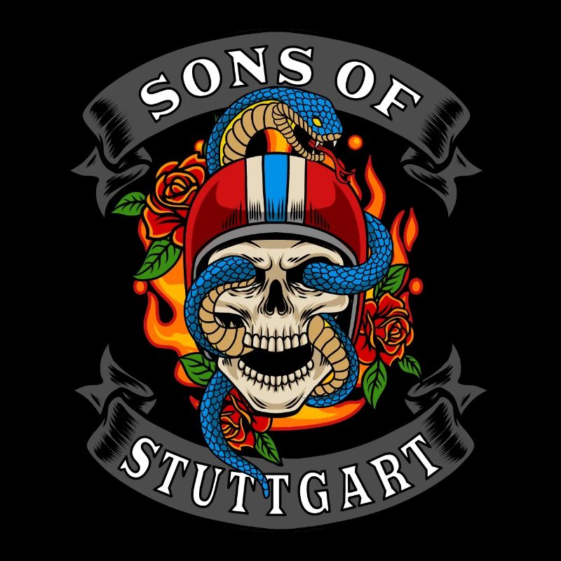 Stuttgart Biker Geschenk sons of Stuttgart