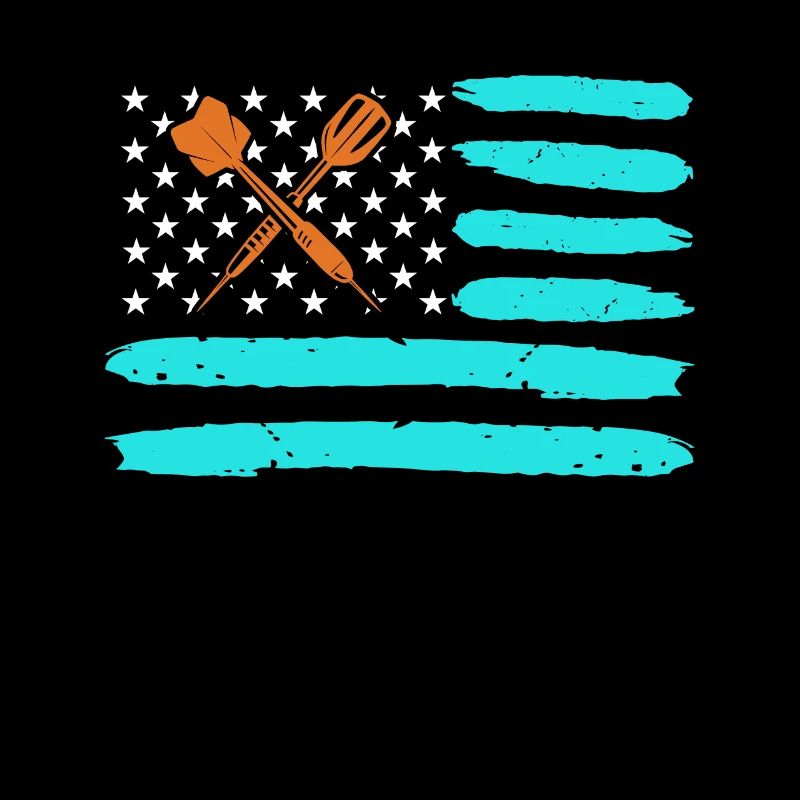 Fléchettes du drapeau des États-Unis pour les joueurs de fléchettes