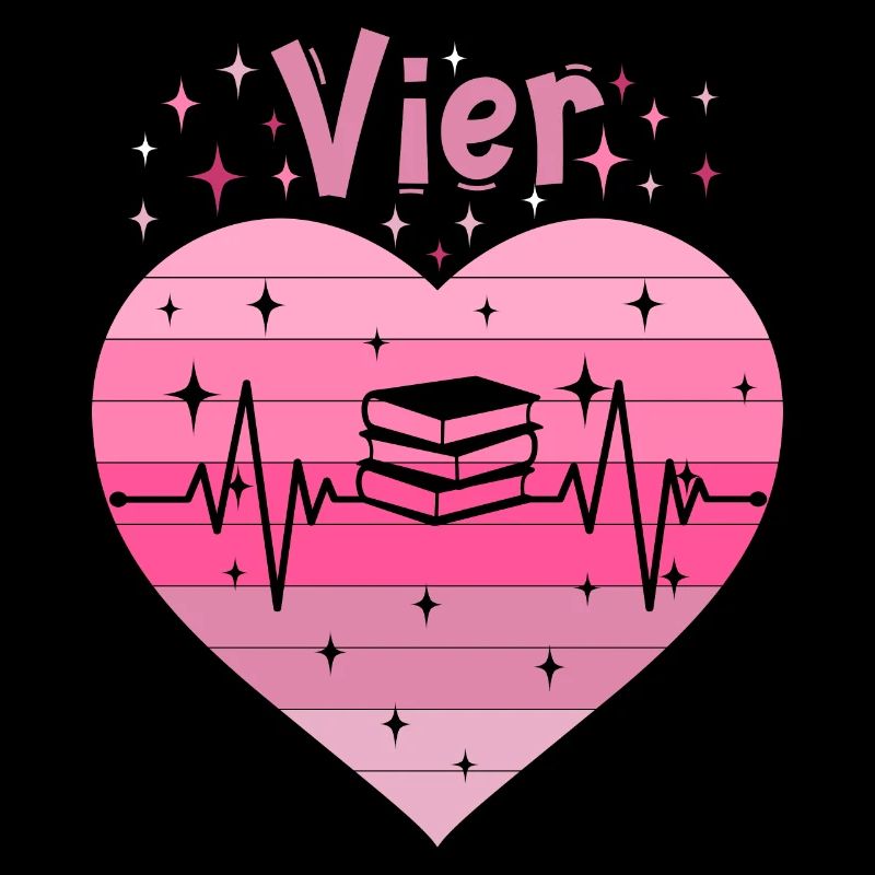 4. Geburtstag Lesen Bücher Buch Mädchen Tochter