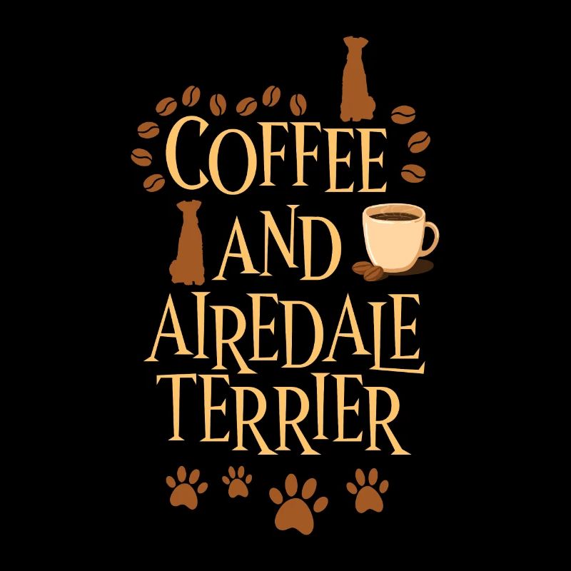 Café et Airedale Terrier