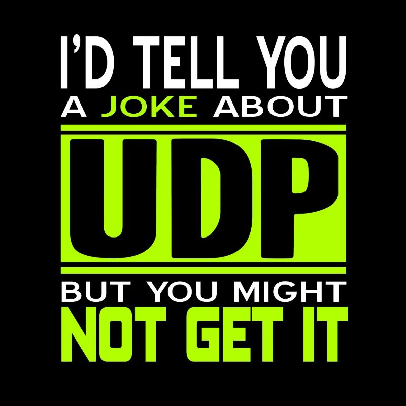 I'd Tell You A Joke About UDP Funny Programmer