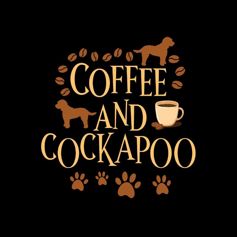 Kaffee und Cockapoo