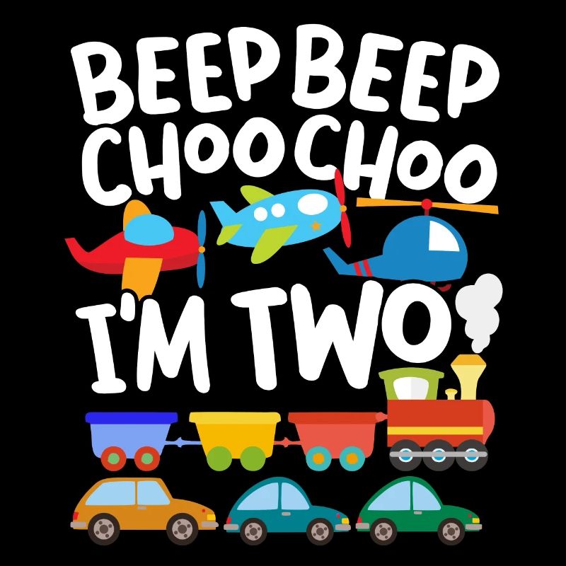 Beep Beep Choo Choo I'm Two Toy Train Car 2nd