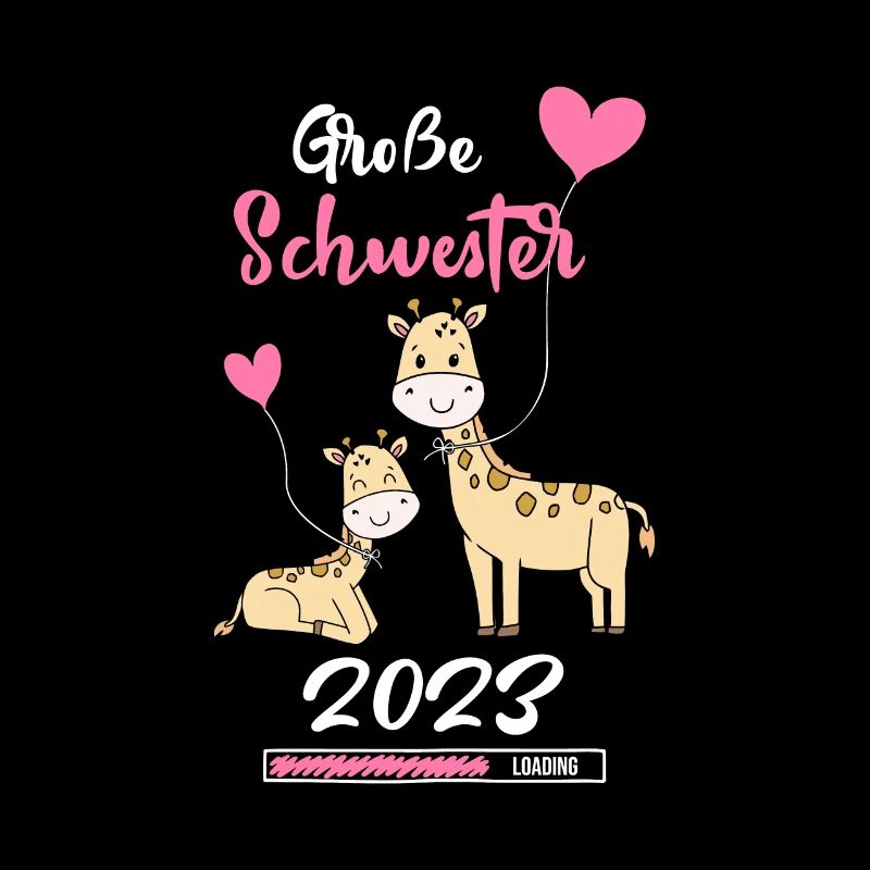 Große Schwester 2023 Mädchen Giraffe